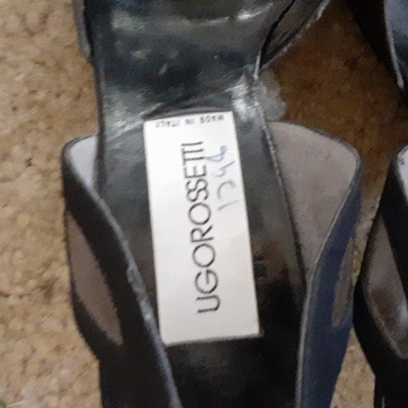 Ugo Rossetti Vintage RARE sling back heels excellent condition never worn sz 39 - Picture 3 of 7